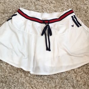 Womens white tennis skirt